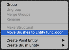 Moving brushes to brush entities